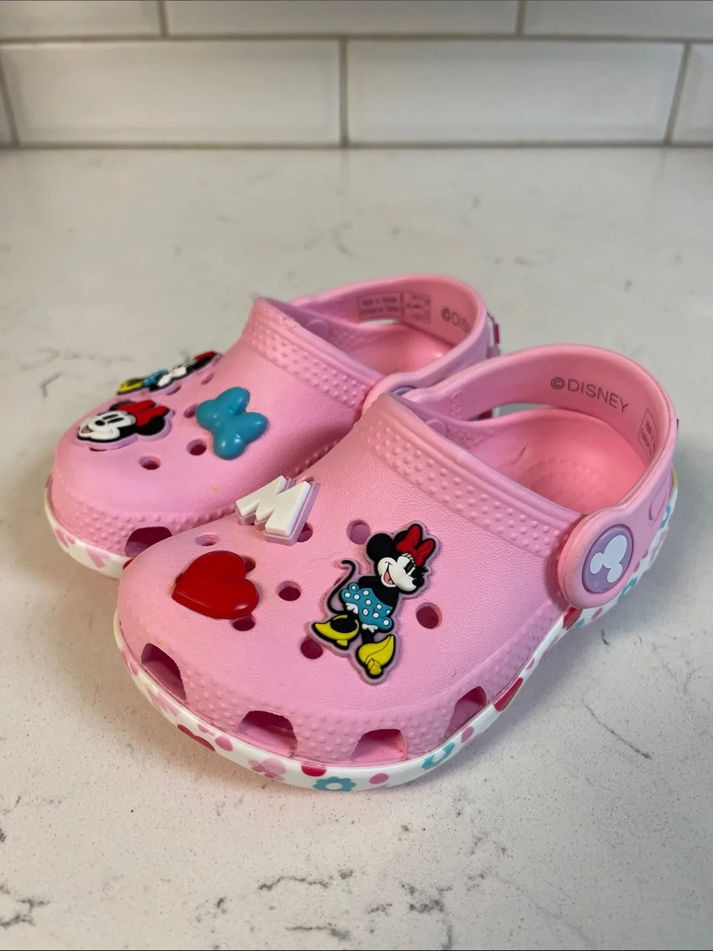 Crocs Kids' x Disney Minnie Mouse Classic Clogs Size 6 Style # 210894 - Picture 1 of 17